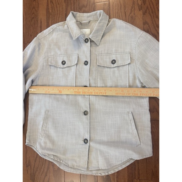 Ashley by 26 International Women's Sz L Beige Tunic‎ Shirt Pockets Casual - Picture 6 of 6